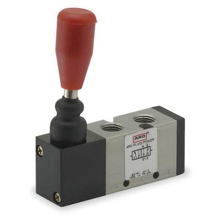 Manual Air Control Valve, 4-Way, 1/4in NPT MPN:M212LS-R