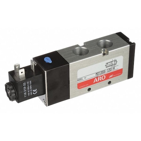 Solenoid Air Control Valve, 3/8 In, 120VAC MPN:M213SS-120-A