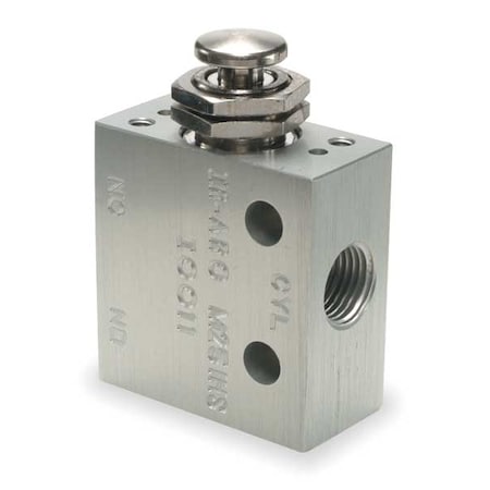 Manual Air Control Valve, 3-Way, 1/8in NPT MPN:M251HS