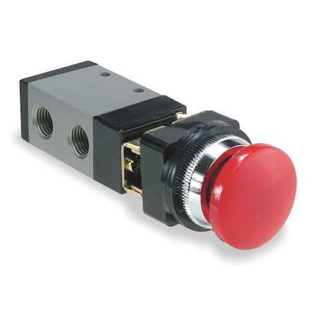 Manual Air Control Valve, 3-Way, 1/4in NPT MPN:M252HS-10