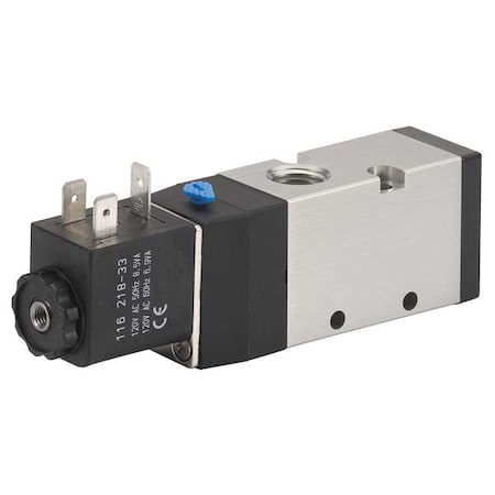 Solenoid Air Control Valve, 1/4 In, 120VAC MPN:M252SS-120-A