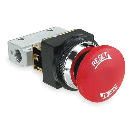 Manual Air Control Valve, 3-Way, 1/8in NPT MPN:M291HS-15