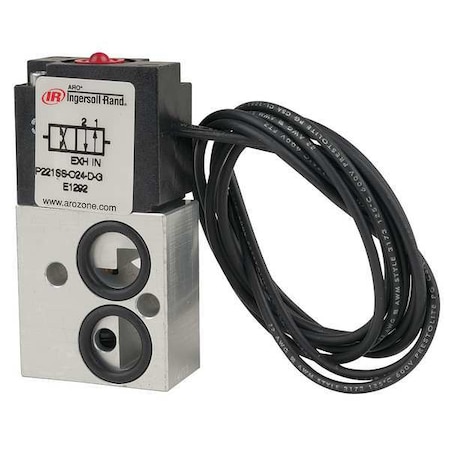 Solenoid Air Control Valve, 1/8 In, 24VDC MPN:P221SS-024-D