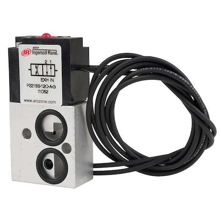 Solenoid Air Control Valve, 1/8 In, 120VAC MPN:P221SS-120-A