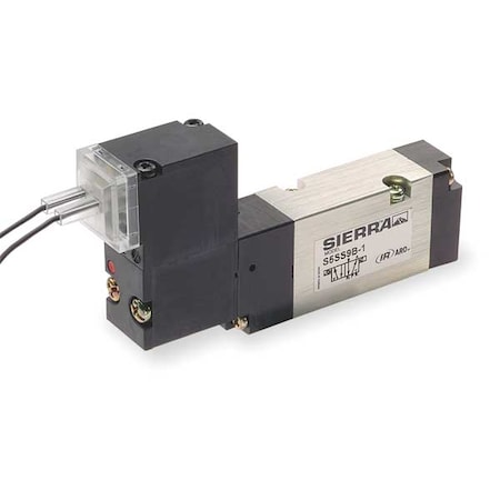 Solenoid Air Con Valve, Four-Way, 115 psi MPN:S5SS9A-1