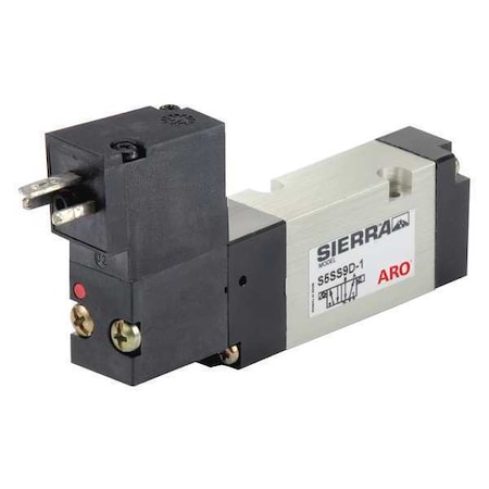 Solenoid Air Con Valve, Four-Way, 115 psi MPN:S5SS9D-1