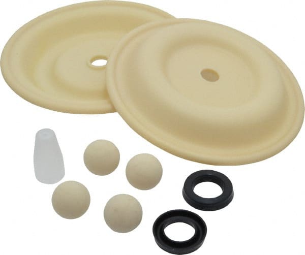 Diaphragm Pump Fluid Section Repair Kit: Santoprene, Includes Balls, Diaphragms & Seals MPN:637427-AA