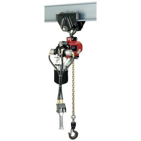 Air Chain Hoist, 2200 lb. Cap., 10 ft. Lft MPN:7776E-2DA10-C6S