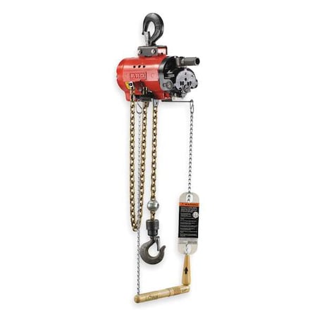 Air Chain Hoist, 4400 lb. Cap., 10 ft. Lft MPN:7792A-1C10-C6S