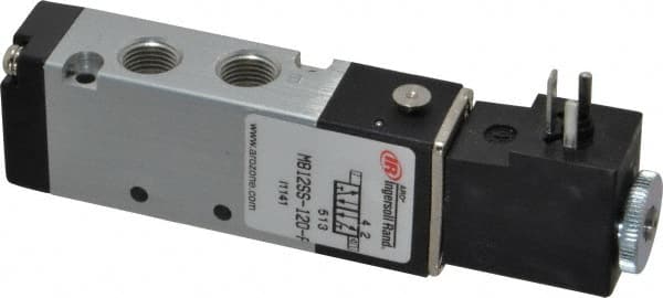 Stacking Solenoid Valve: Solenoid, 4-Way, 2 Position, Spring Return MPN:M812SS-120-A