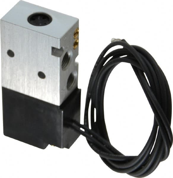 Stacking Solenoid Valve: Solenoid, 4-Way, 2 Position, Spring Return MPN:P211SC-012-D