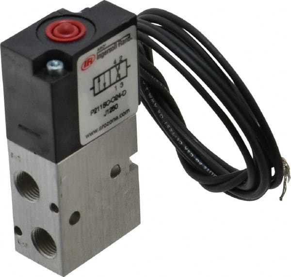 Stacking Solenoid Valve: Solenoid, 4-Way, 2 Position, Spring Return MPN:P211SC-024-D