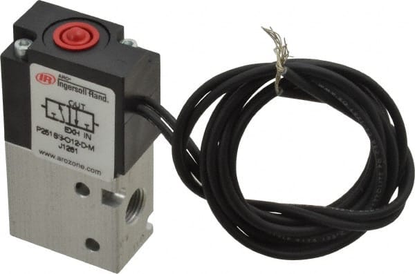 Stacking Solenoid Valve: Solenoid, 3-Way, 2 Position, Spring Return MPN:P251SS-012-D