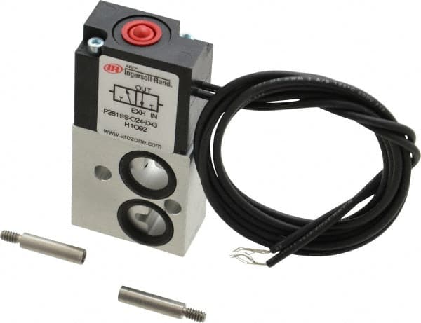Stacking Solenoid Valve: Solenoid, 3-Way, 2 Position, Spring Return MPN:P261SS-024-D