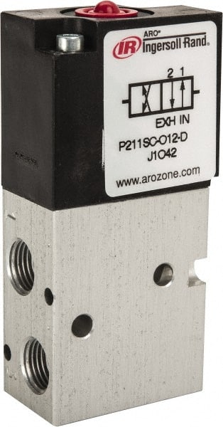Stacking Solenoid Valve: Solenoid, 3-Way, 2 Position, Spring Return MPN:P261SS-120-A