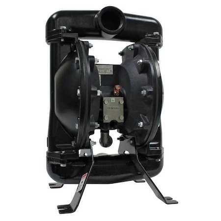 Double Diaphragm Pump, Aluminum, Air Operated, Viton, 75 GPM MPN:650719-C