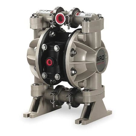 Double Diaphragm Pump, Polypropylene, Air Operated, PTFE, 13 GPM MPN:666053-344