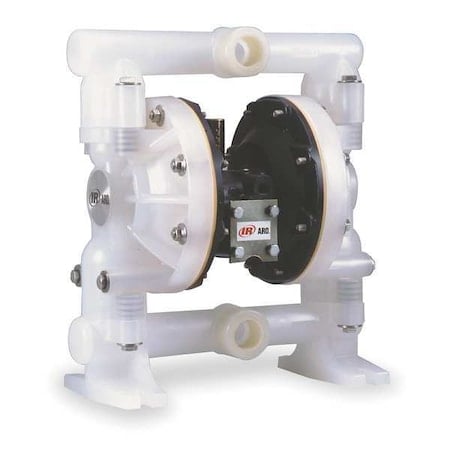 Double Diaphragm Pump, Polypropylene, Air Operated, Nitrile, 47 GPM MPN:6661AJ-322-C