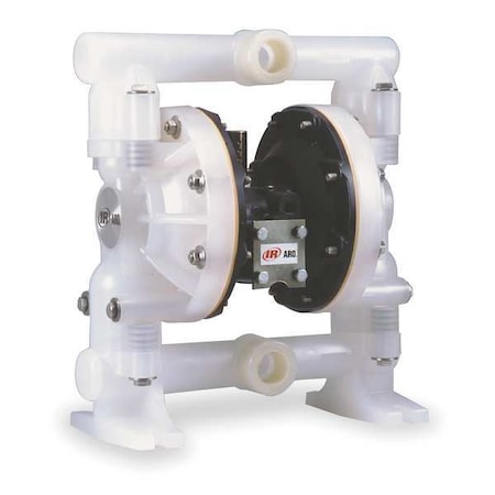 Double Diaphragm Pump, Polypropylene, Air Operated, PTFE, 47 GPM MPN:6661AJ-344-C