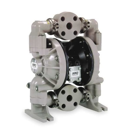 Double Diaphragm Pump, Polypropylene, Air Operated, PTFE, 100 GPM MPN:6661U3-344-C