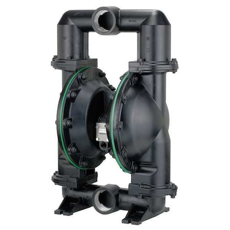 Double Diaphragm Pump, Aluminum, Air Operated, Buna-N, 237 gpm GPM 180 Degrees F MPN:666300-G22-C