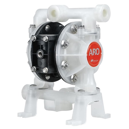 Double Diaphragm Pump, Polypropylene, Air Operated, Santoprene, 14 GPM MPN:PD05P-ARS-PAA-B