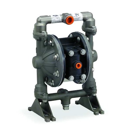 Double Diaphragm Pump, Stainless steel, Air Operated, PTFE, 12 GPM MPN:PD05R-ASS-STT-B