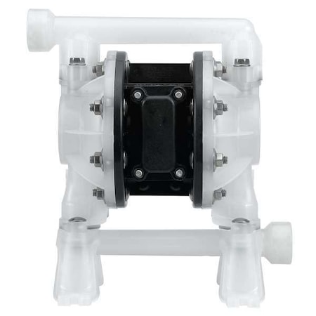Double Diaphragm Pump, Polypropylene, Air Operated, Santoprene, 15 GPM MPN:PD07P-APS-PAA