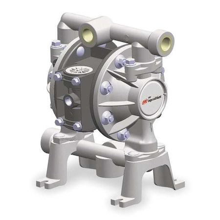 Double Diaphragm Pump, Aluminum, Air Operated, PTFE, 14 GPM MPN:PD07R-AAS-PTT