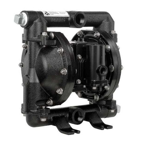 Double Diaphragm Pump, Cast iron, Air Operated, Santoprene, 52 GPM MPN:PD10A-ACP-AAA