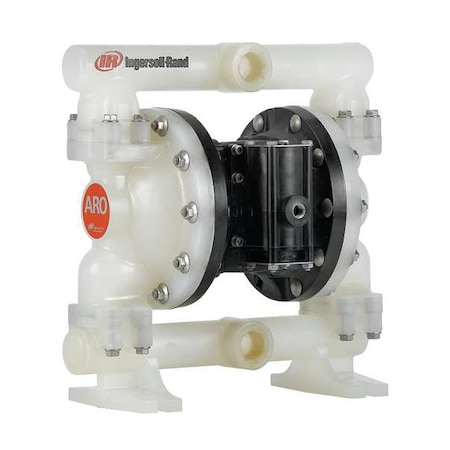 Double Diaphragm Pump, Polypropylene, Air Operated, Santoprene, 53 GPM MPN:PD10P-APS-PAA
