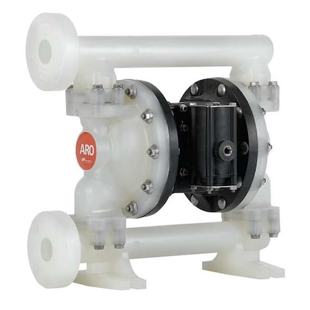 Double Diaphragm Pump, Polypropylene, Air Operated, PTFE, 53 GPM MPN:PD10P-FPS-PTT