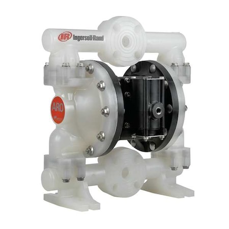 Double Diaphragm Pump, Polypropylene, Air Operated, Santoprene, 53 GPM MPN:PD10P-YPS-PAA