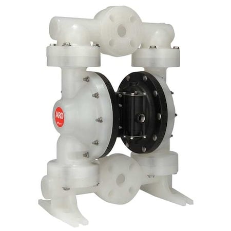 Double Diaphragm Pump, Polypropylene, Air Operated, Santoprene MPN:PD15P-YPS-PAA