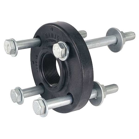 Diaphragm Pump Flange Kit, PP.1-1/2 In. MPN:67341-C15N