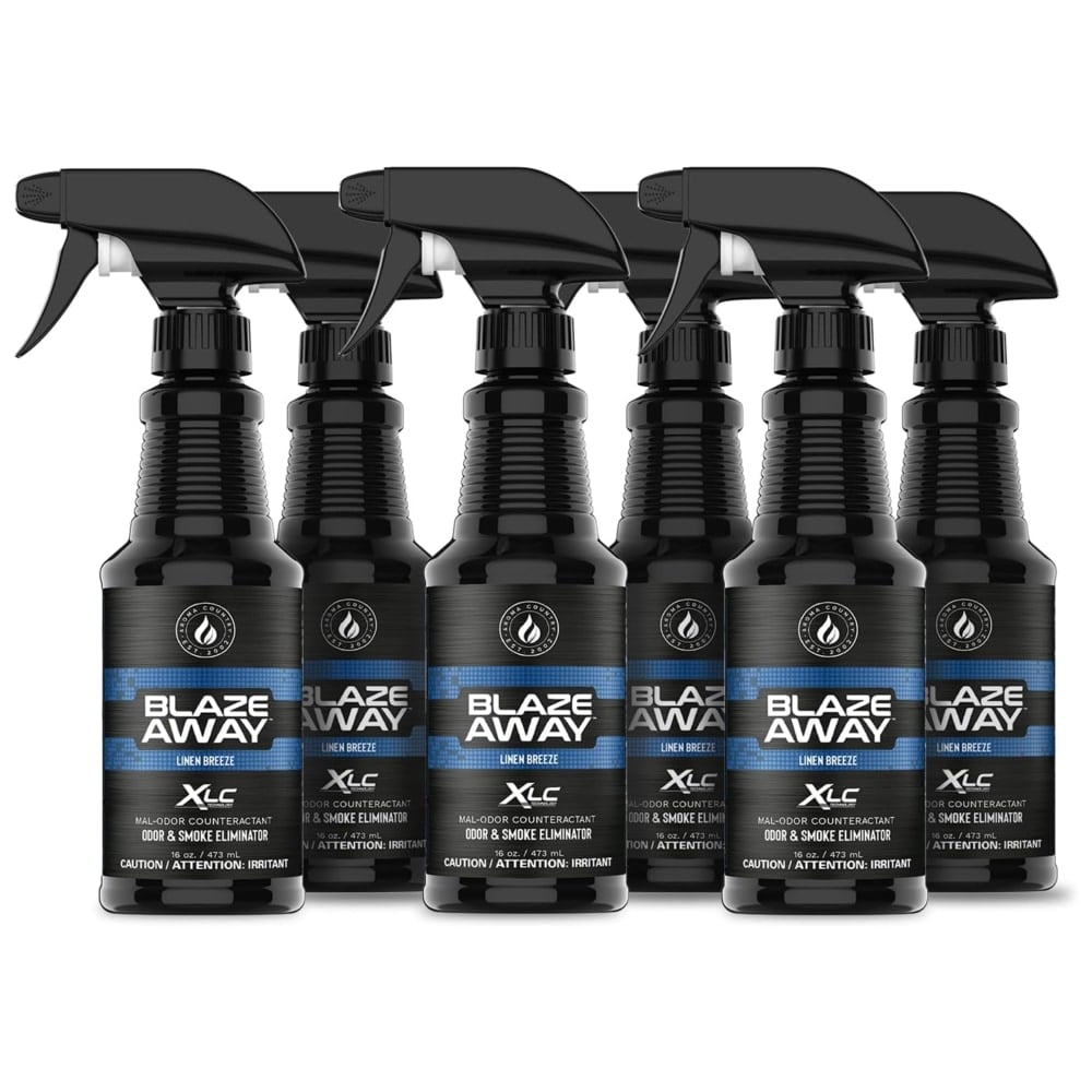 Blaze Away XLC Industrial-Grade Odor Eliminator Spray, Linen Breeze Scent, 16 Oz, Total Qty 6 MPN:BALB-166PK