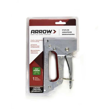 Staple Gun, Flat Crown Staples, Cap 100 MPN:JT27