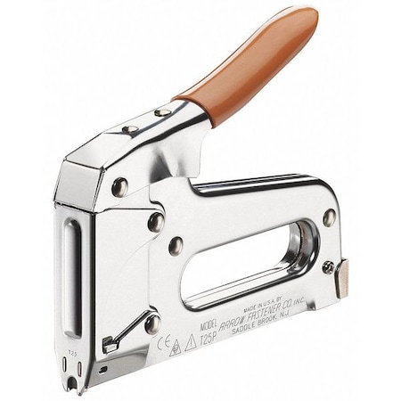 Wire/Cable Staple Gun, HD, Round Crown MPN:T25
