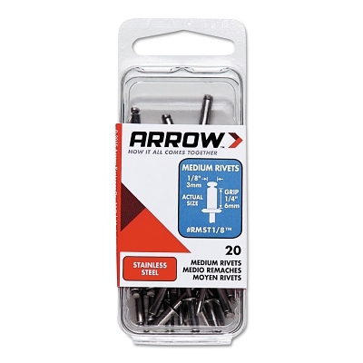 Medium 1/8 Stainless Rivet MPN:RMST1/8