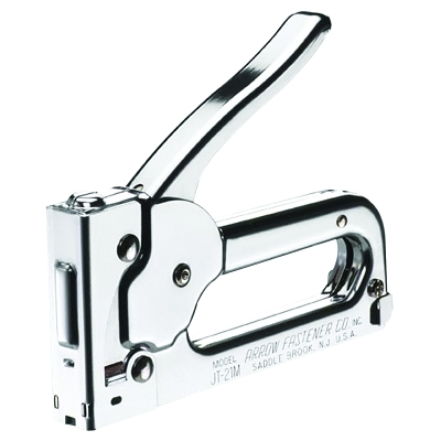 Junior Staple Gun Tackerall Chrome MPN:JT21CM