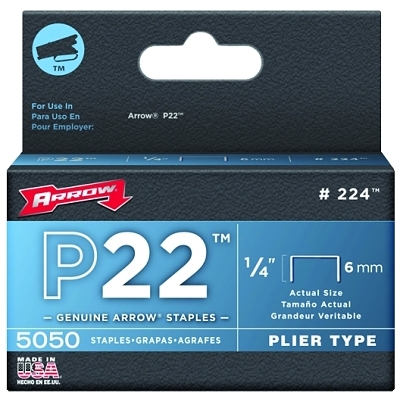 02214 P22 Staples 1/4
