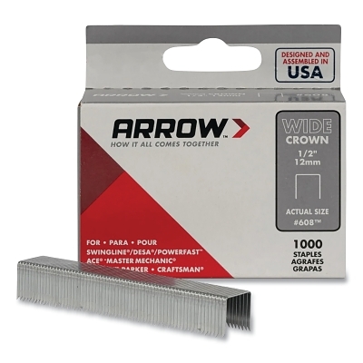 Hd Wide Crown Staples 1/2