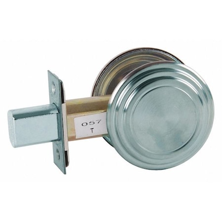 Deadbolt Less Cylinder, Satin Nickel MPN:E60 15