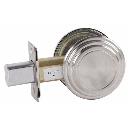 Deadbolt Less Cylinder, Satin Chrome MPN:E60 26D