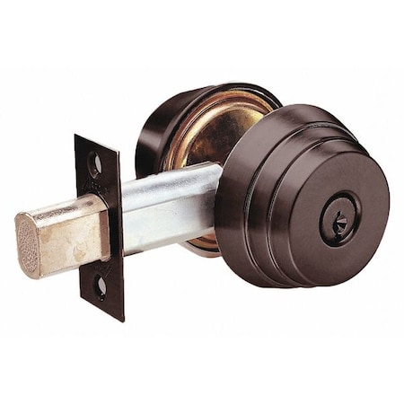 Deadbolt, Cylindrical, Dark Bronze Finish MPN:E61 10B