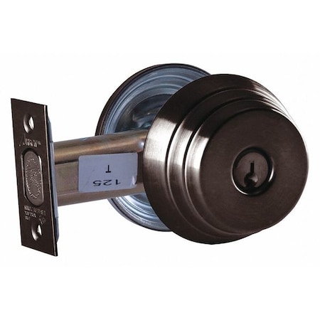 Deadbolt, Cylindrical, Dark Bronze Finish MPN:E61 10B CS