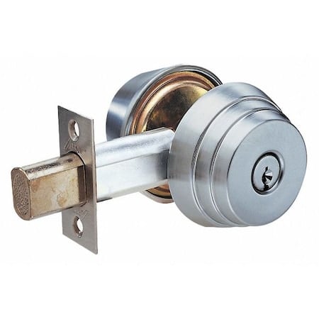 Deadbolt, Cylindrical, Satin Nickel Finish MPN:E61 15 CS