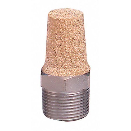 Pneumatic Exhaust Muffler, 3/8