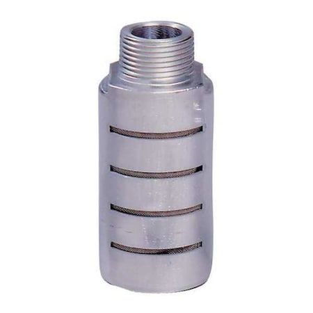 Male Alum Pneumatic Silencer, 1/8