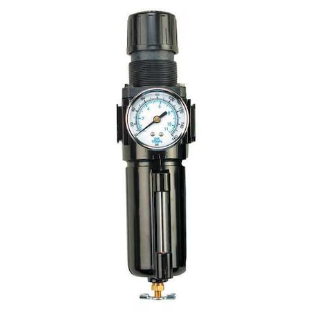 Filter/Regulator, Metal Bowl, 1/4